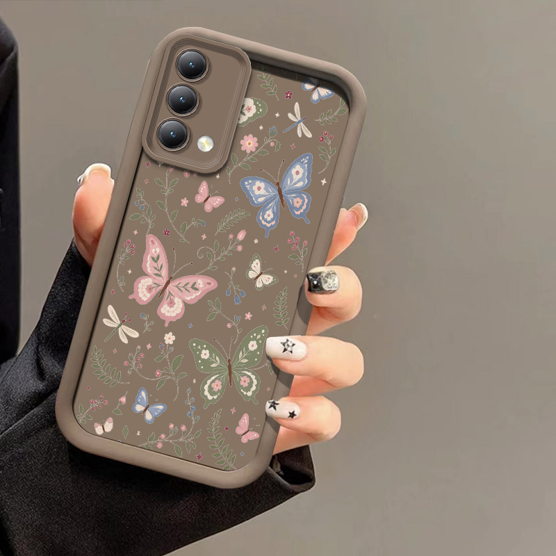 Realme C67 - Чехол для телефона с цветочным и