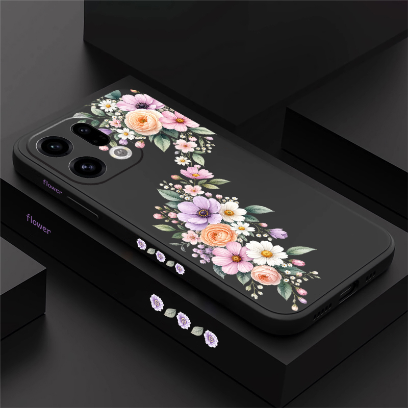 Oppo Reno 12 - Розовый чехол для телефона с небольшим