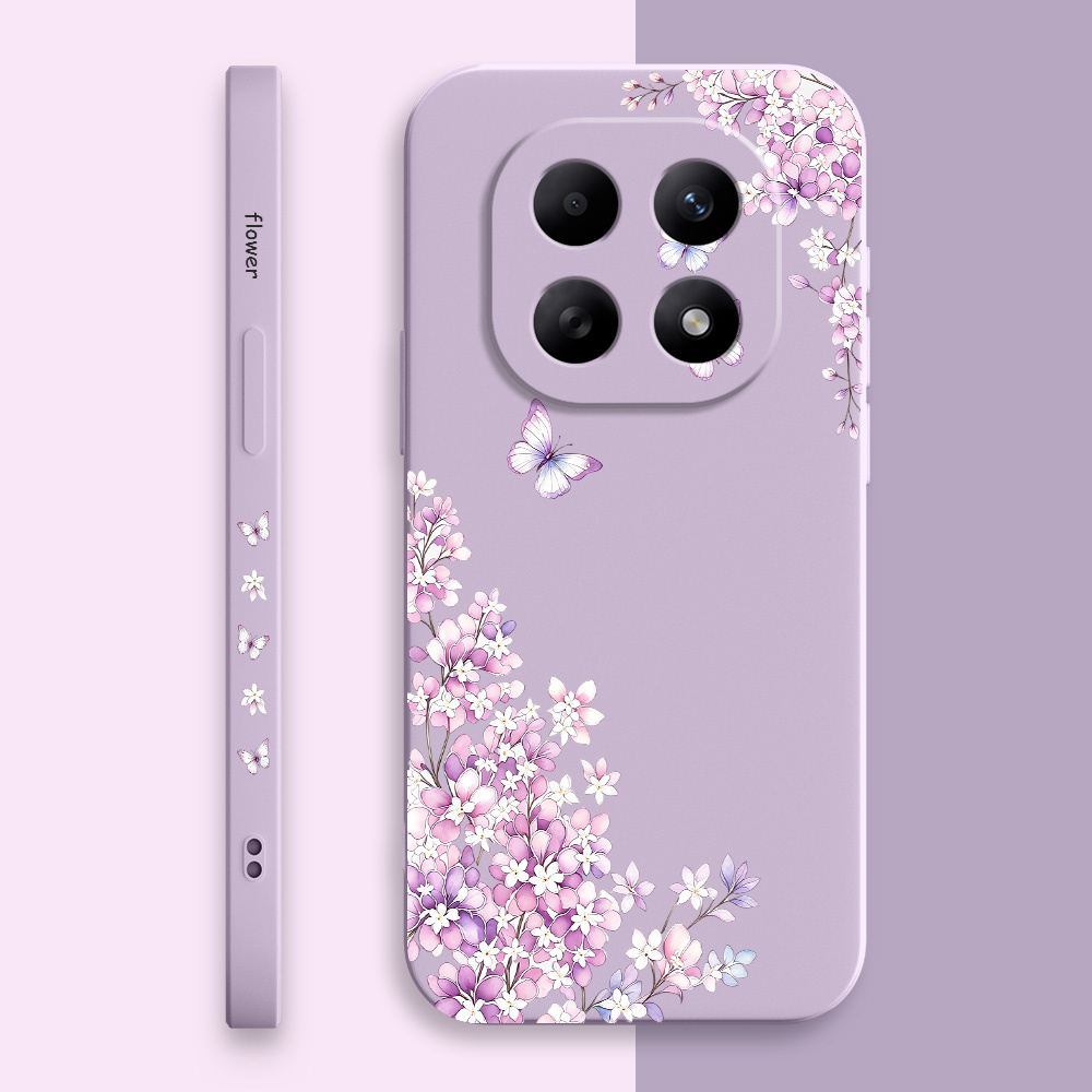Фиолетовый чехол с цветочным п – обзор и цена Xiaomi Redmi Note 13